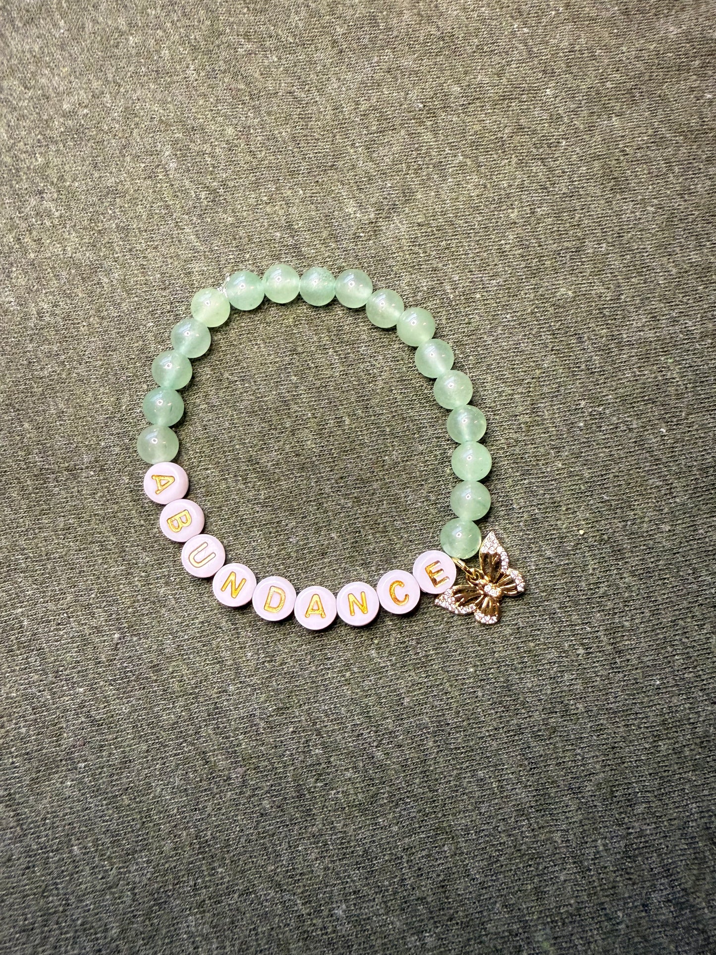 Adventurine Charm Bracelet
