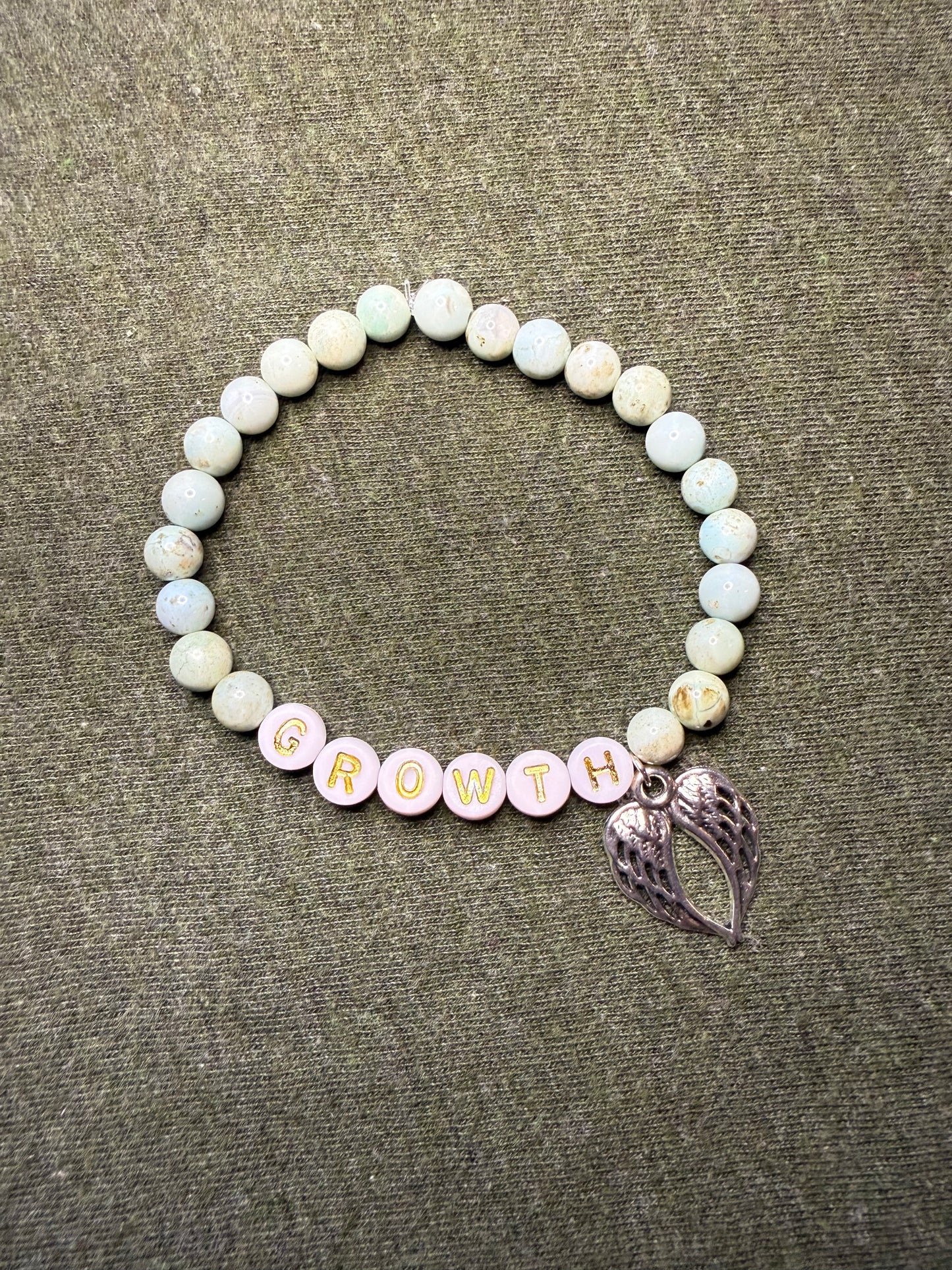 Robins Egg Agate Charm Bracelet