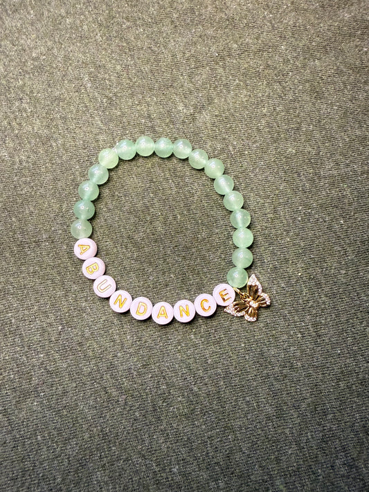 Adventurine Charm Bracelet