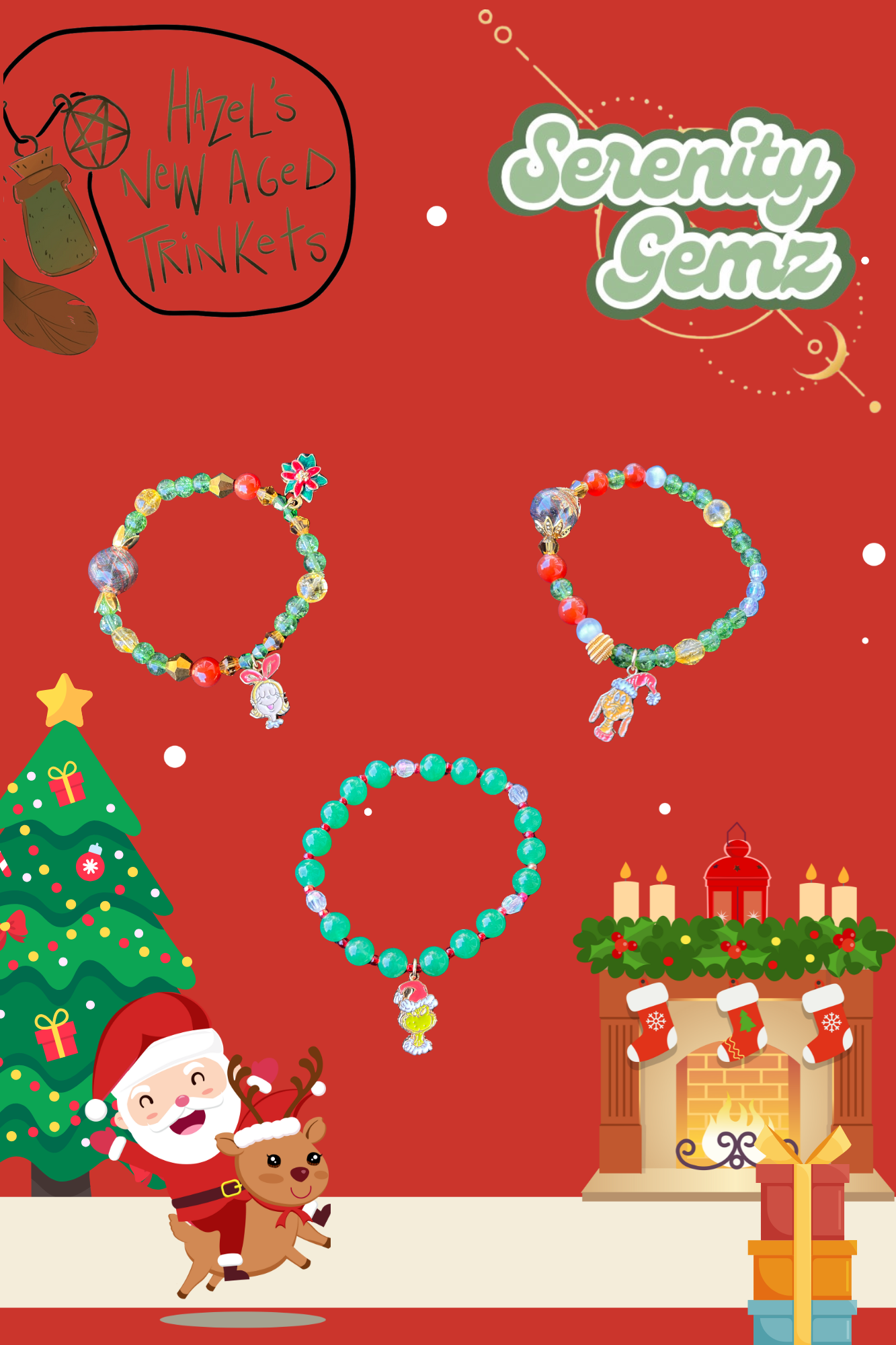 The Grinch Charm Bracelet