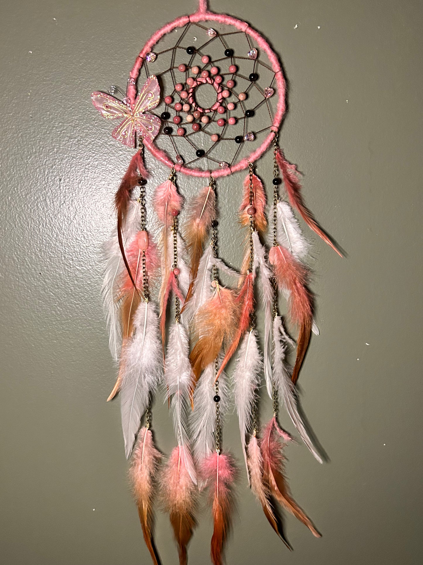 Rhodonite & Astrophylite Dream Catcher