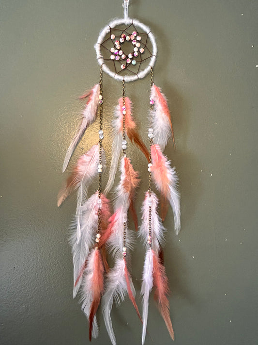 Imperial Sea Jasper and Selenite Dream Catcher